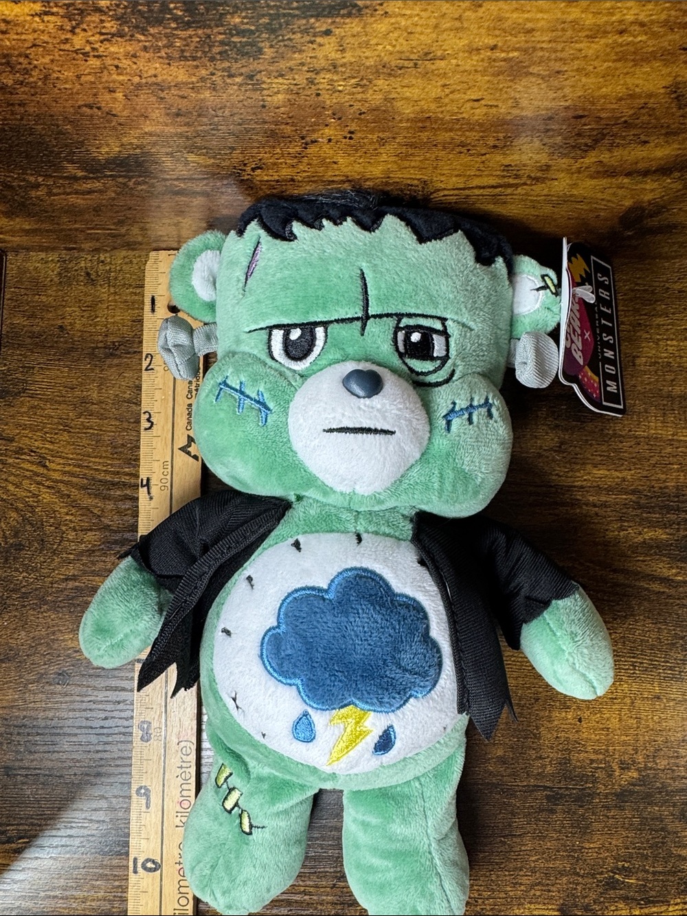 Care Bears x Monsters Grumpy Bear Frankenstein's Monster Limited Edition - Picture 10 of 10